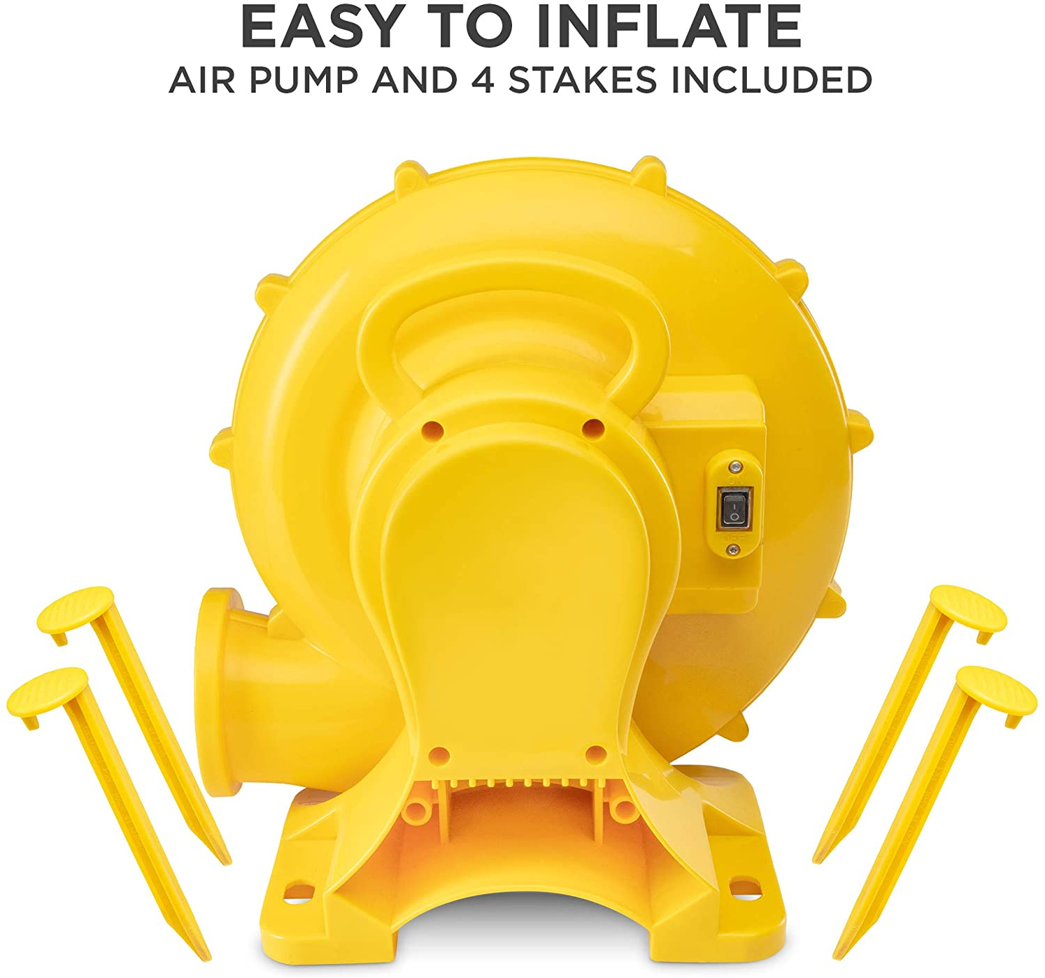 Deluxe Inflatable Water Slide Park C Heavy-Duty Nylon Bounce House for Outdoor Fun - Climbing Wall, Slide, Bouncer & Splash Pool C Easy to Set Up & Inflate with Included Air Pump & Carrying Case