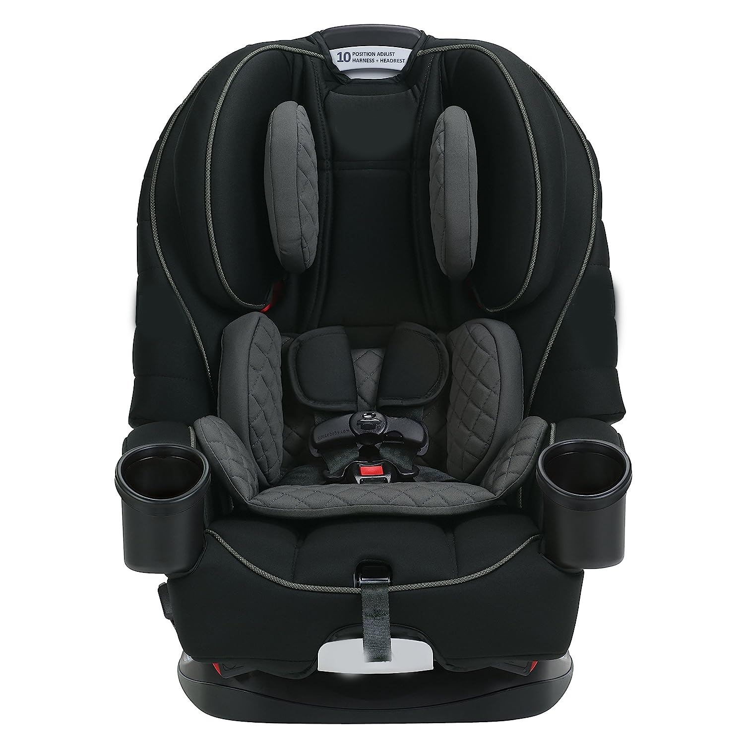 4Ever DLX 4 in 1 Car Seat, Infant to Toddler Car Seat, with 10 Years of Use, Zagg 1 Count (Pack of 1)