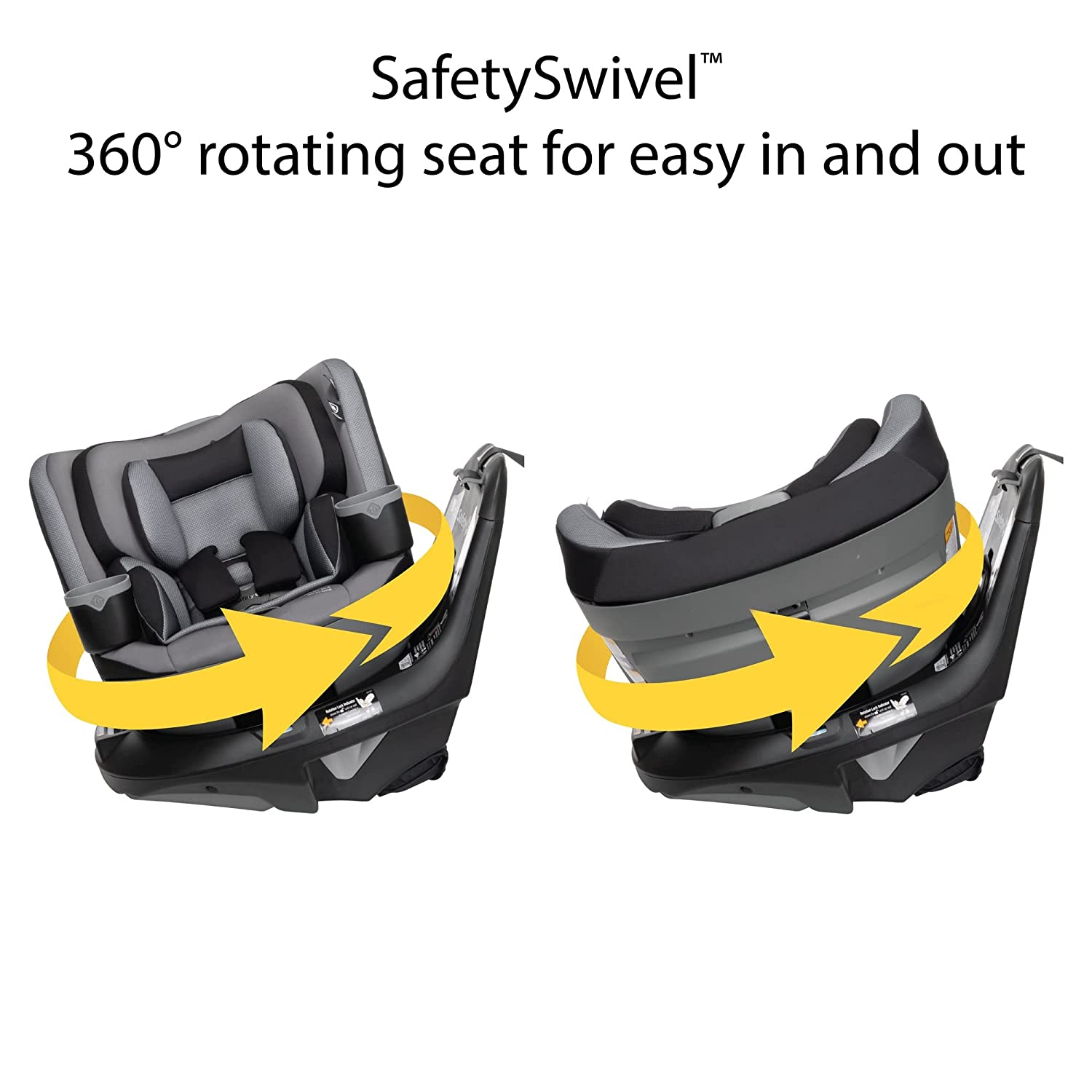 Safety 1st Turn and Go 360 DLX Rotating All-in-One Car Seat, Provides 360° seat Rotation, Dunes Edge