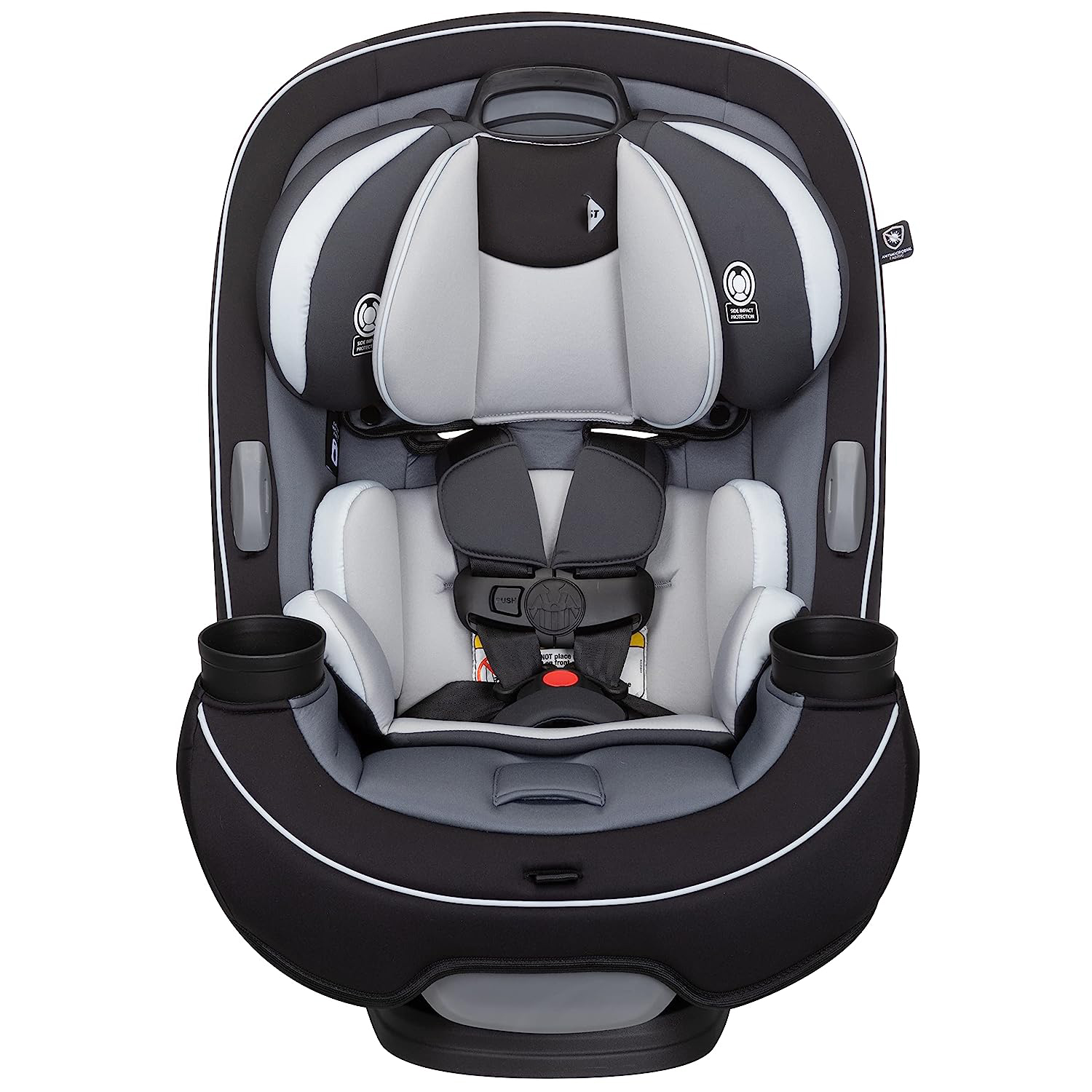 Safety 1st Grow and Go All-in-One Convertible Car Seat, Rear-facing 5-40 pounds, Forward-facing 22-65 pounds, and Belt-positioning booster 40-100 pounds, Carbon Wave