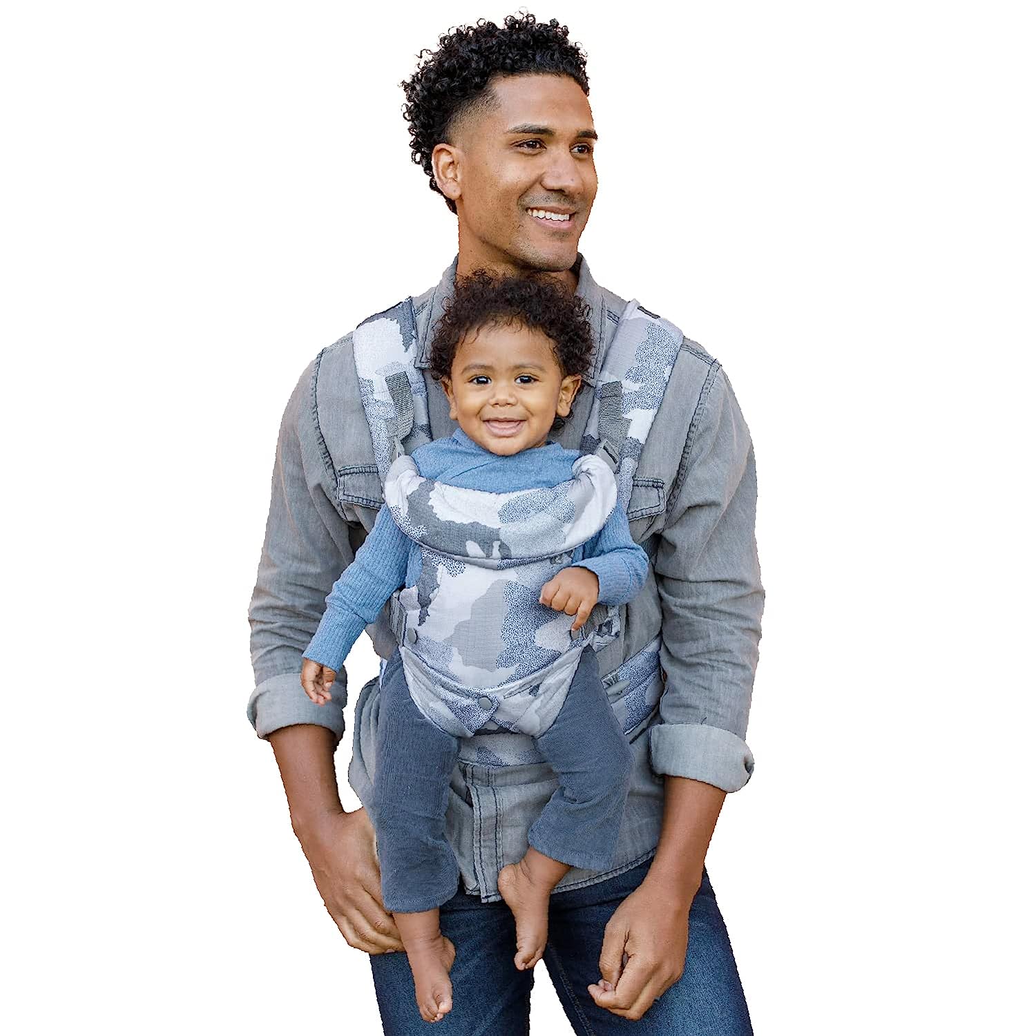 Advanced 4-in-1 Carrier - Ergonomic, convertible, face-in and face-out front and back carry for newborns and older babies 8-32 lbs
