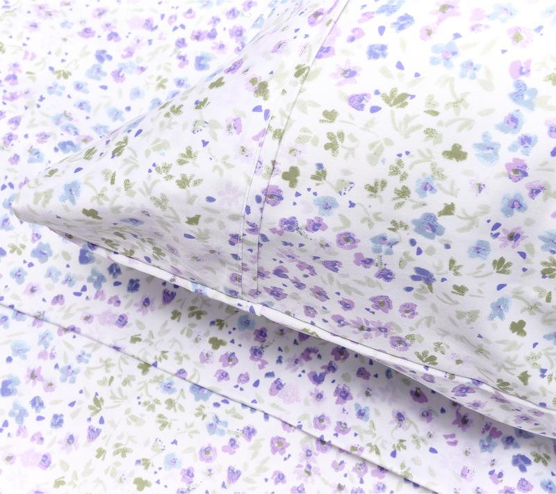 Home Reflections 1200TC Cotton Blend Sateen Sheet Set Pillowcases Durable Fabric