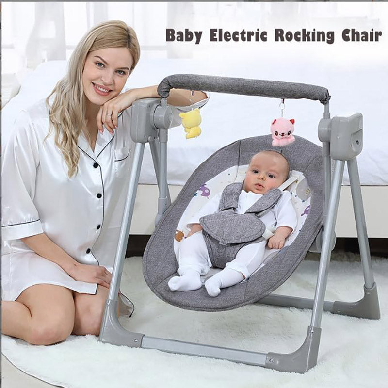 Electric Baby Swing Portable Electric Baby Rocker Baby Rocking Chair With Remote Control