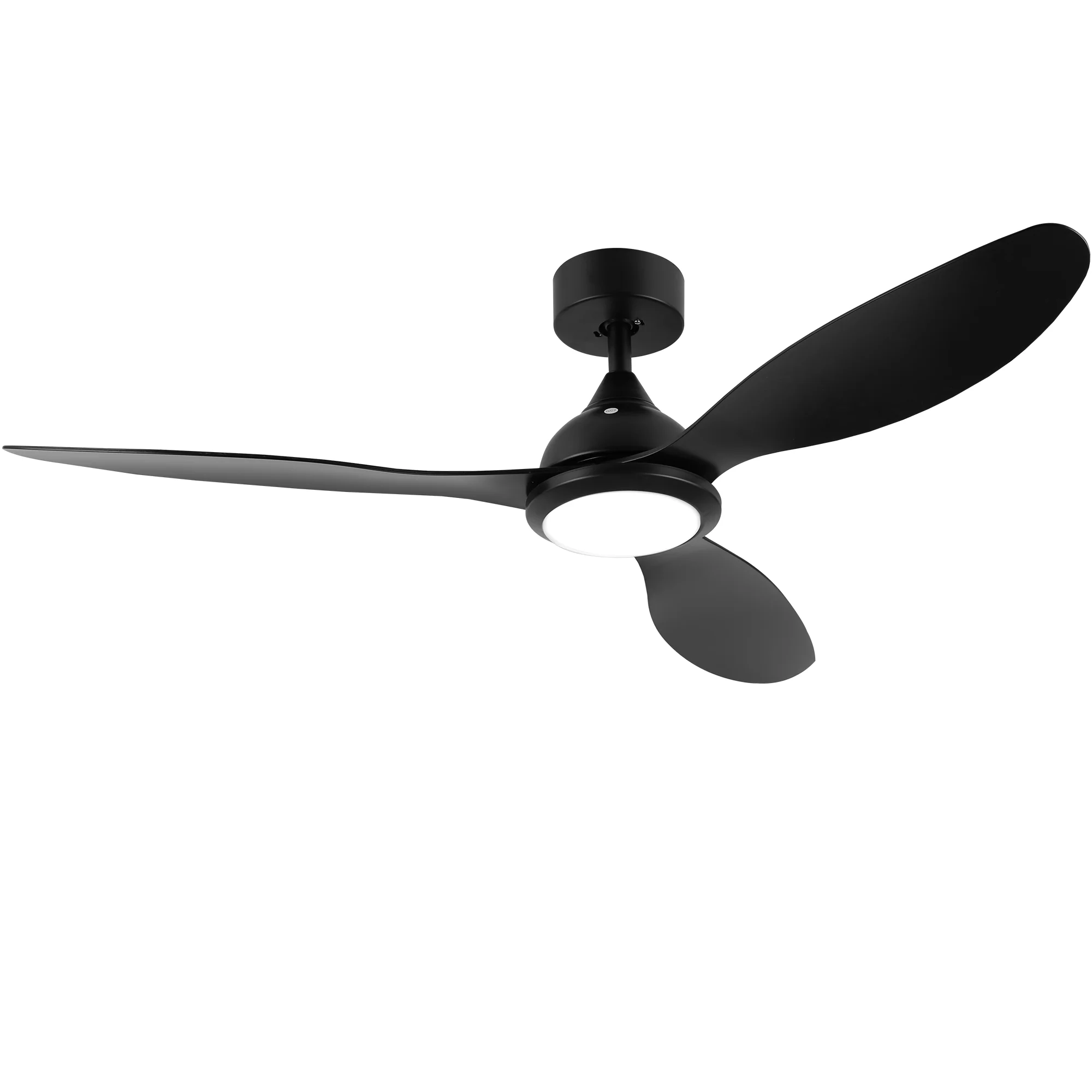 Ovios 52'' Remote Control Ceiling Fan Reversible 3 Blades with LED Light and 6 Wind Speeds, DC Motor