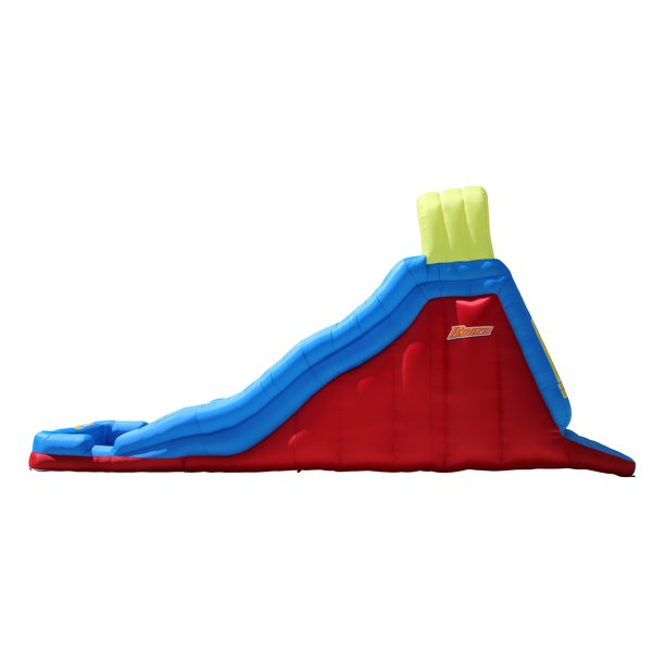 BANZAI Double Drop Raceway Large Inflatable Water Park Play Center - Dual Racing Water Slides & Climbing Wall - Outdoor Summer Fun For Kids & Families