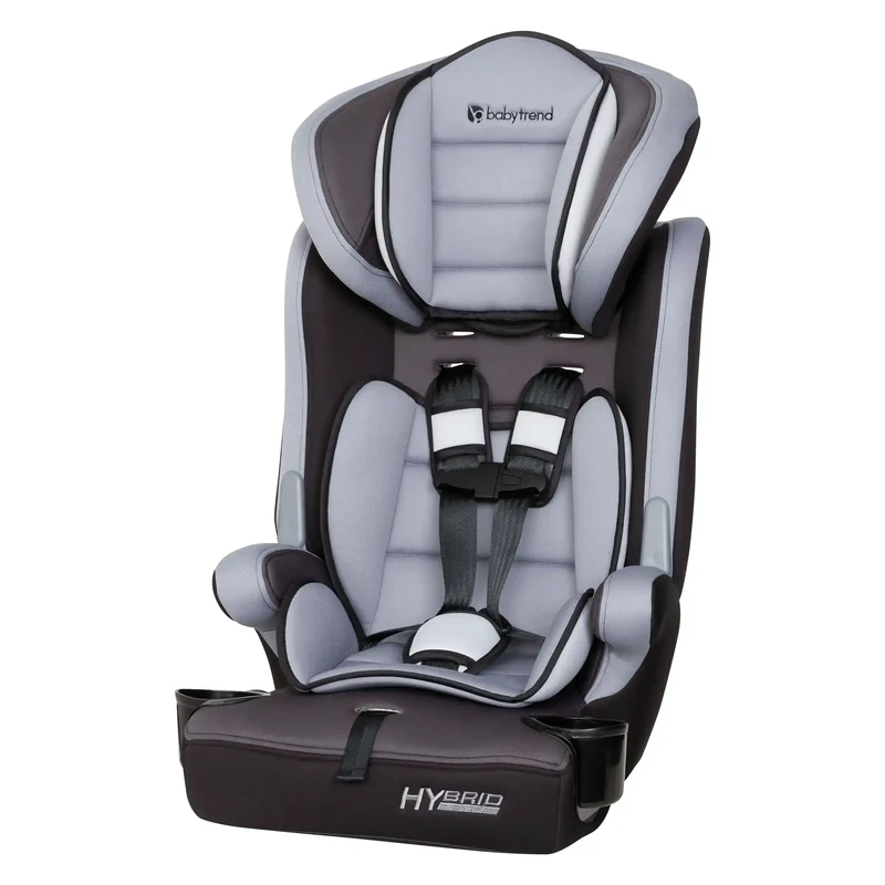 3-in-1 Lightweight Combination Booster Car Seat with Adjustable Height Positions, Side Impact Protection & Comfortable Arm Rests