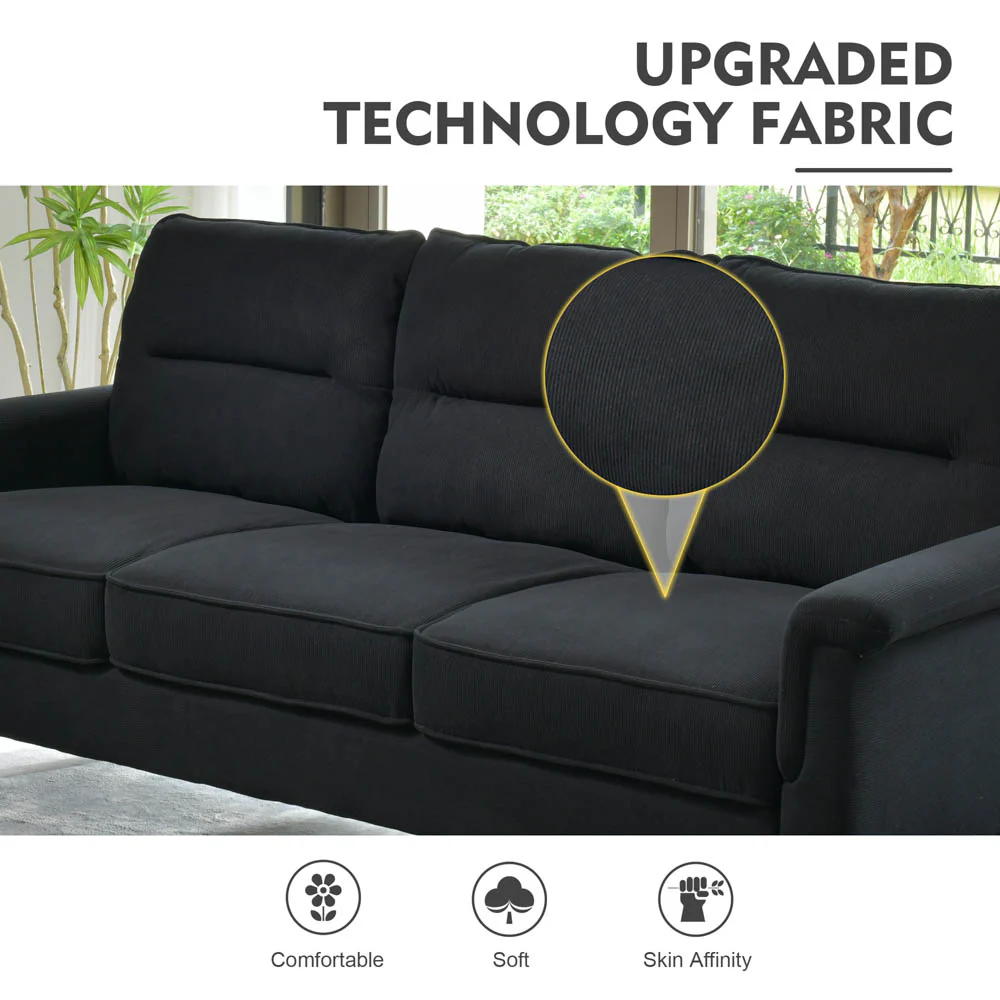 Ovios Living Room 71.65'' Wide 3-Seats Sofa Multiple Colour