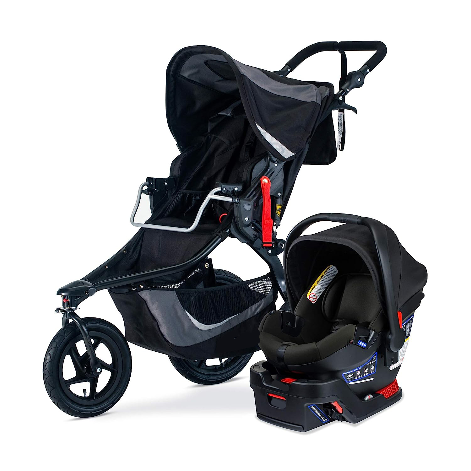 Gear Revolution Flex 3.0 Jogging Stroller, Lunar - Ultra-Reflective Accents