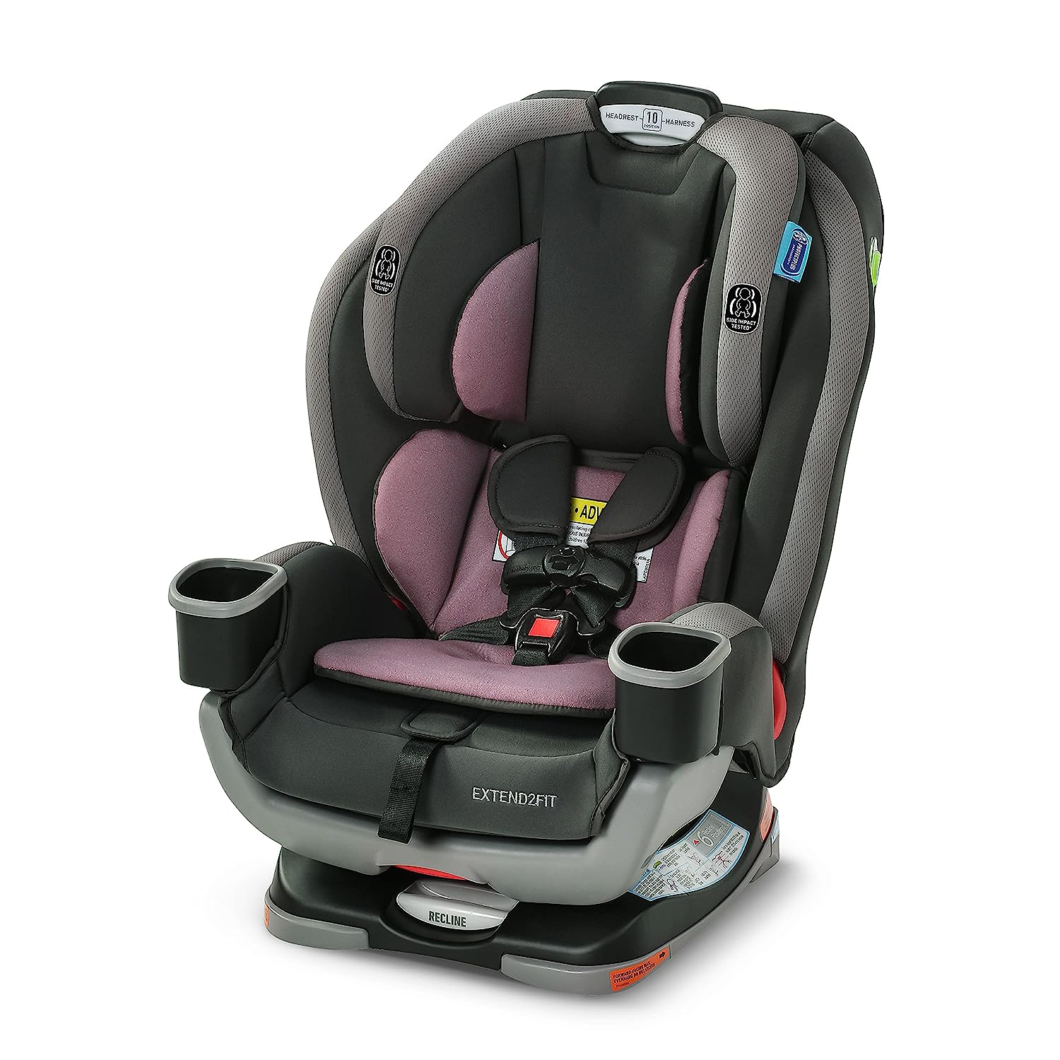 Extend2Fit Convertible Car Seat, Ride Rear Facing Longer with Extend2Fit, Gotham