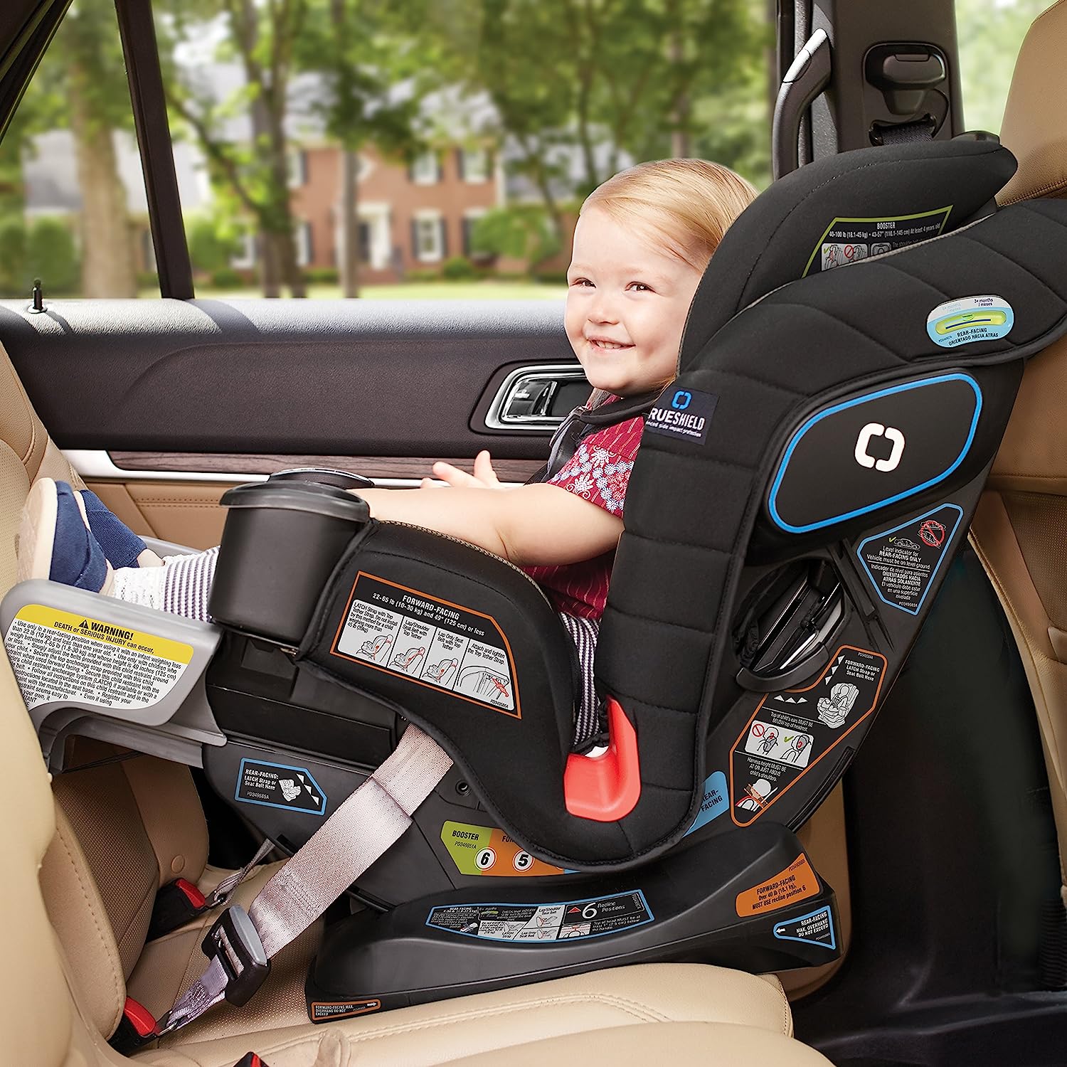 Extend2Fit Convertible Car Seat, Ride Rear Facing Longer with Extend2Fit, Gotham