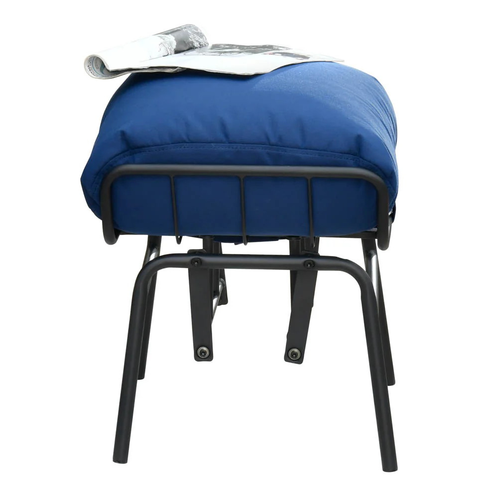 Ovios Patio Rocking Chair with Ottoman, Olefin Fabric