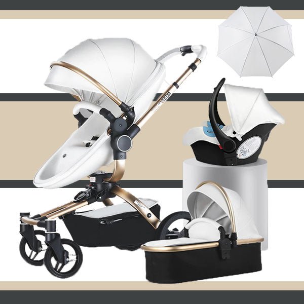 2023 Premium 3-in-1 Baby Stroller Combo Car Seat Travel System