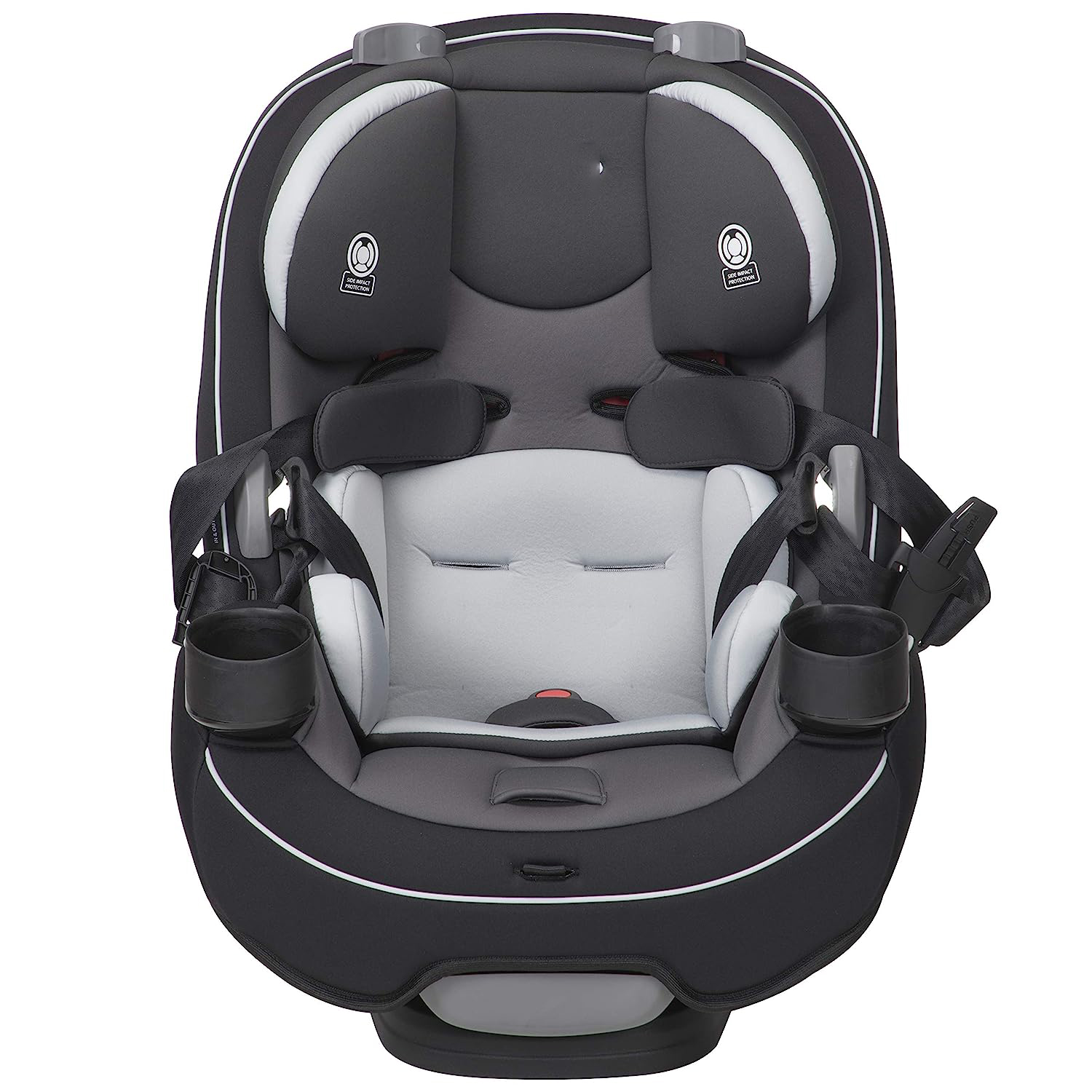 Safety 1st Grow and Go All-in-One Convertible Car Seat, Rear-facing 5-40 pounds, Forward-facing 22-65 pounds, and Belt-positioning booster 40-100 pounds, Carbon Wave