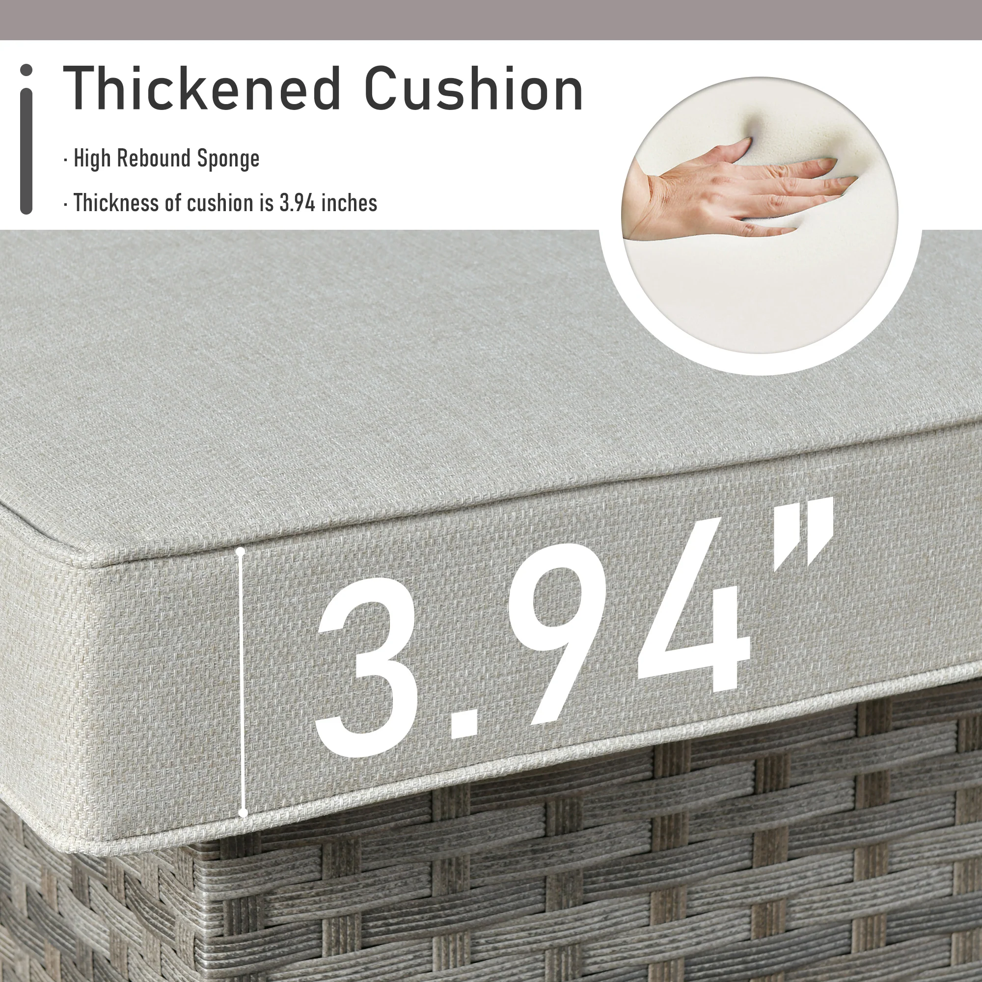 Ovios Patio Furniture Set 10-Piece include 42