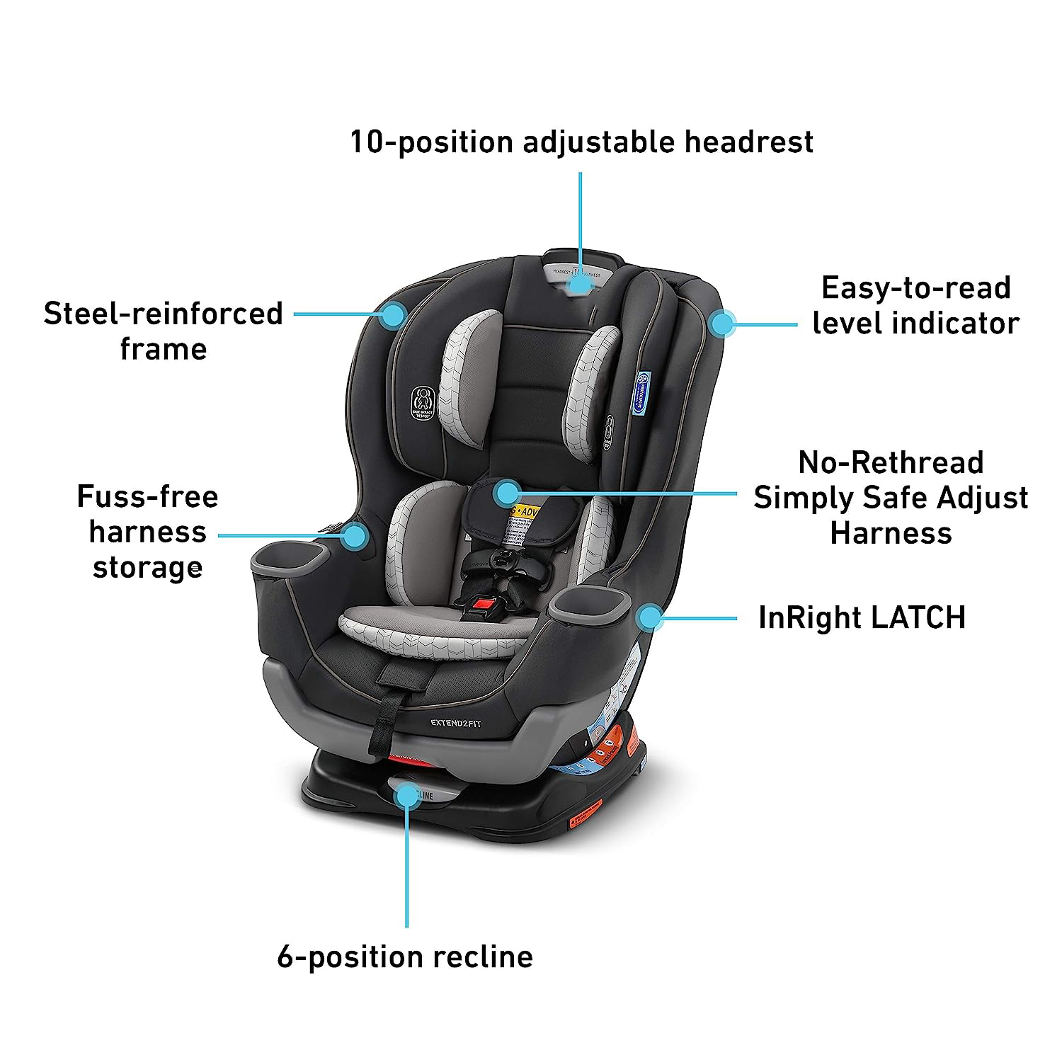 Extend2Fit 3-in-1 Car Seat, Norah