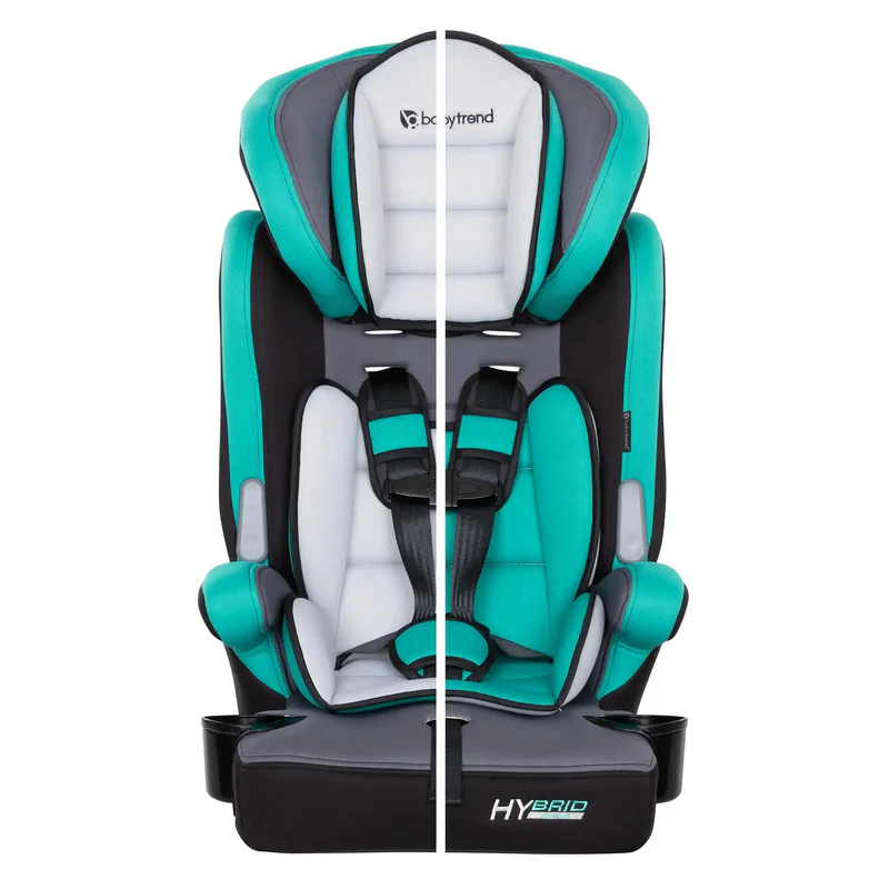 3-in-1 Lightweight Combination Booster Car Seat with Adjustable Height Positions, Side Impact Protection & Comfortable Arm Rests