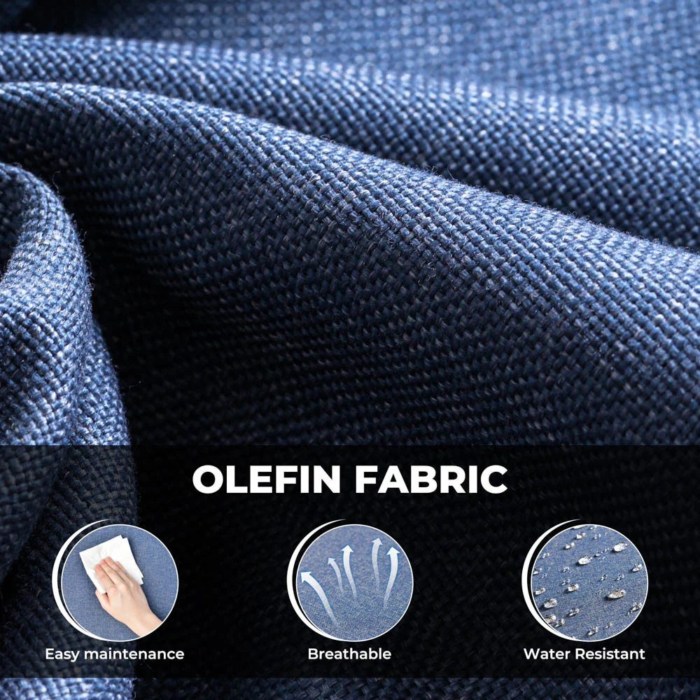 Ovios New Rimaru Series Patio Furniture Set 15-Piece include Swivel Chairs and 42