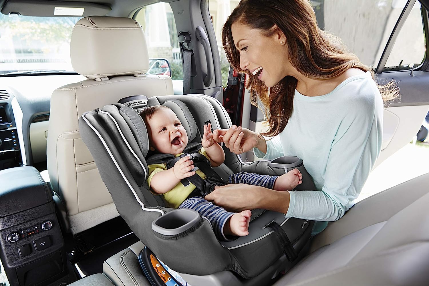 Extend2Fit Convertible Car Seat, Ride Rear Facing Longer with Extend2Fit, Gotham