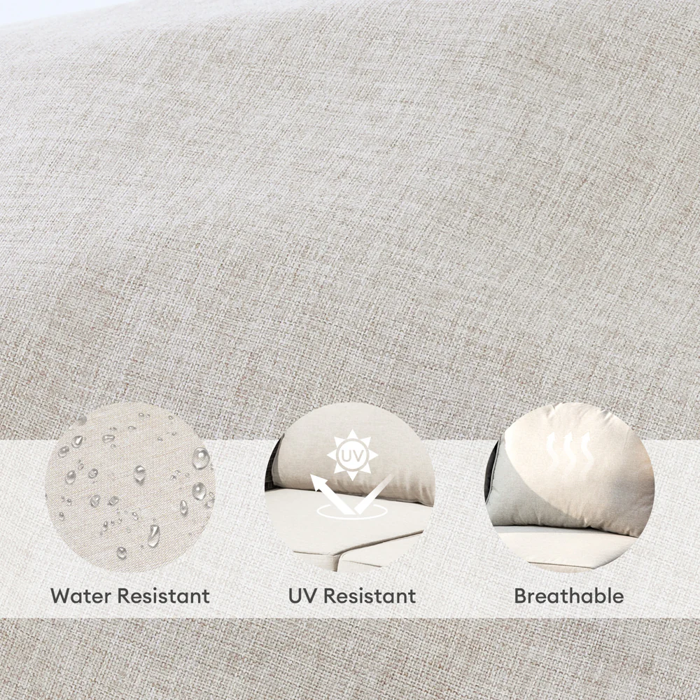 Ovios Kenard Series Replacement Seat, Back Cushion Cover(Refer to the Dimension in Description,Only cover)