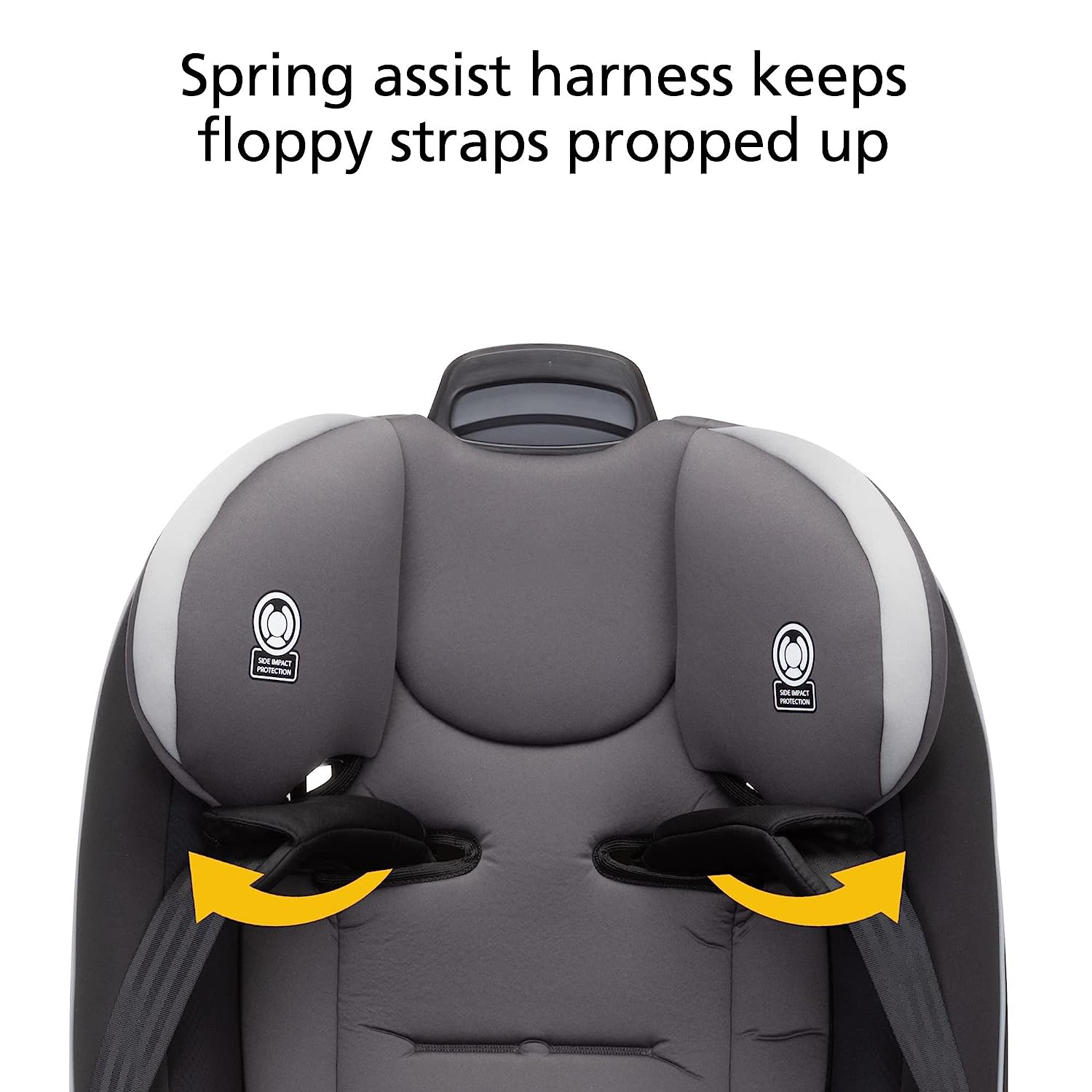 Safety 1st Grow and Go All-in-One Convertible Car Seat, Rear-facing 5-40 pounds, Forward-facing 22-65 pounds, and Belt-positioning booster 40-100 pounds, Carbon Wave