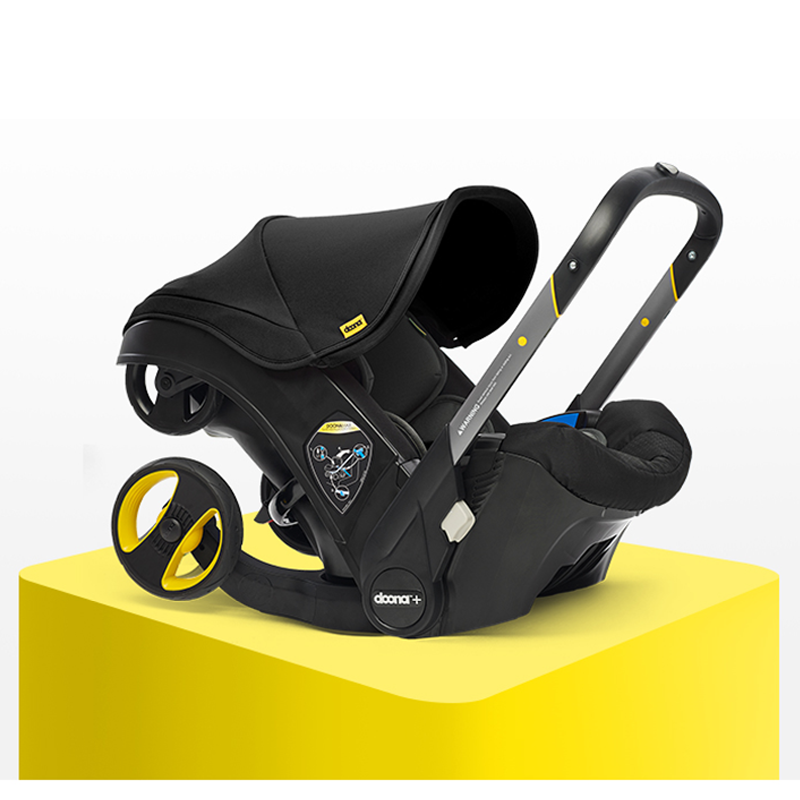 【Promotional price of 69€ for the first 200 orders, today only】Newborn 4-in-1 Folding Stroller with One-Touch Car Storage, Infant Car Seat