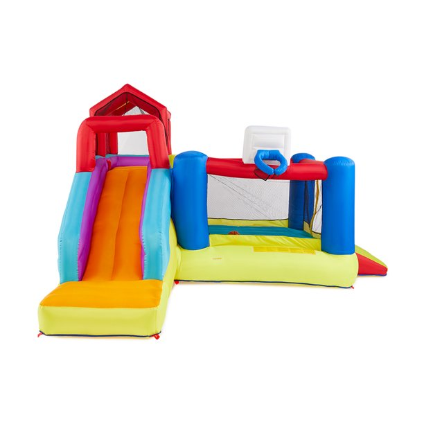 Banzai 2-in1 Slide & Bounce Ultimate Combo Pack Bouncer and Water Parks