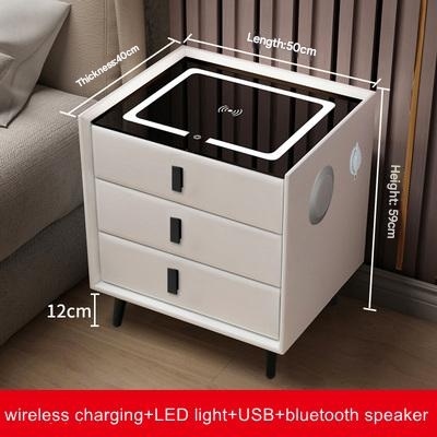 ✨Smart multifunctional bedside table for bedroom and living room