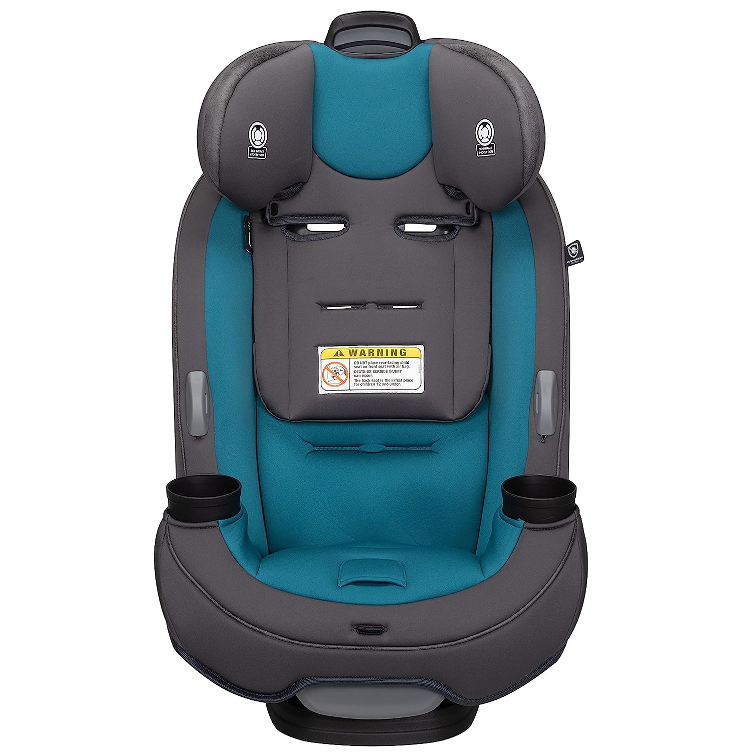 Safety 1st Grow and Go All-in-One Convertible Car Seat, Rear-facing 5-40 pounds, Forward-facing 22-65 pounds, and Belt-positioning booster 40-100 pounds, Carbon Wave
