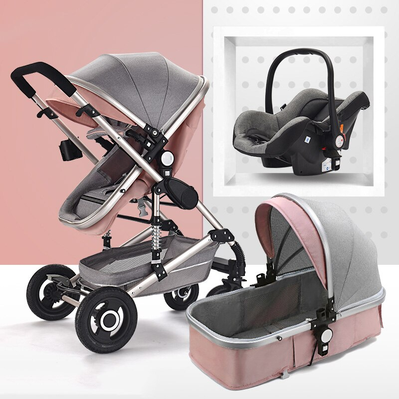 3-in-1 Comfy Baby Stroller & Travel System
