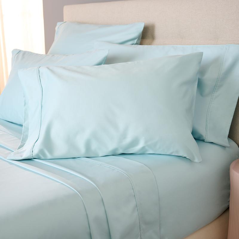 Home Reflections 1200TC Cotton Blend Sateen Sheet Set Pillowcases Durable Fabric