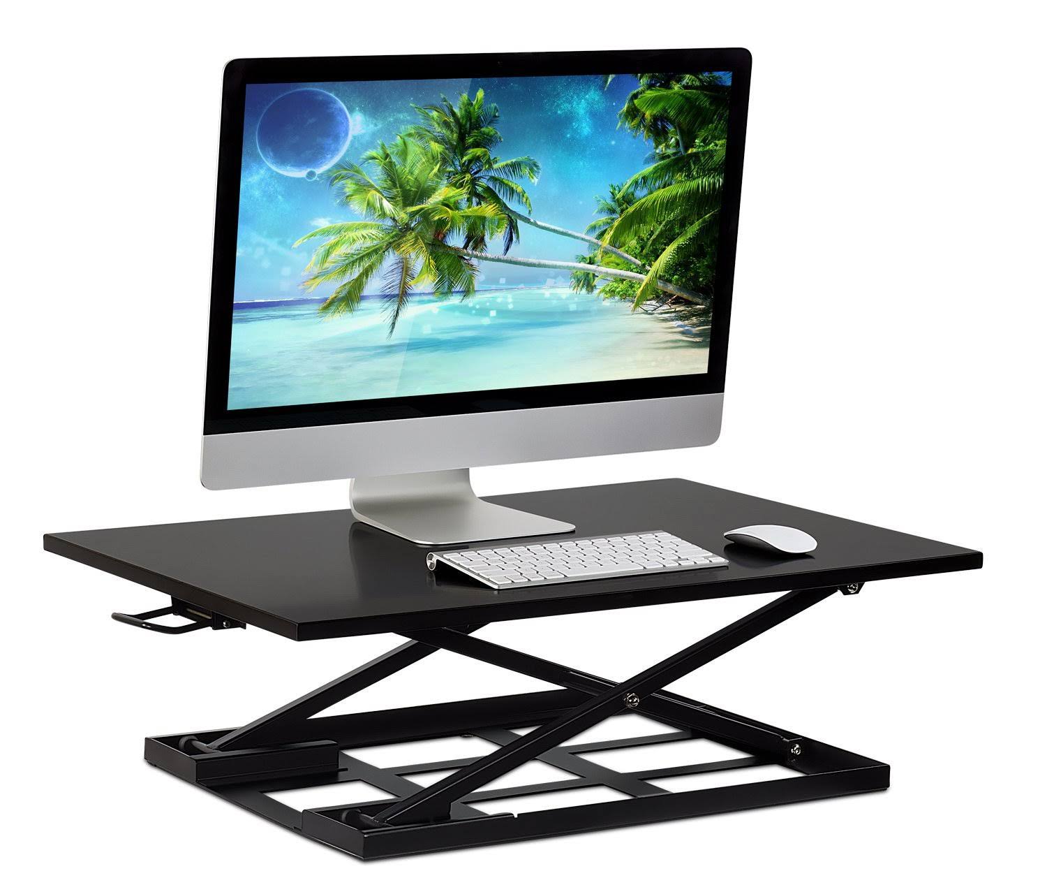 MountIt! Standing Desk CONVERTER, Height Adjustable Sit Stand Desk