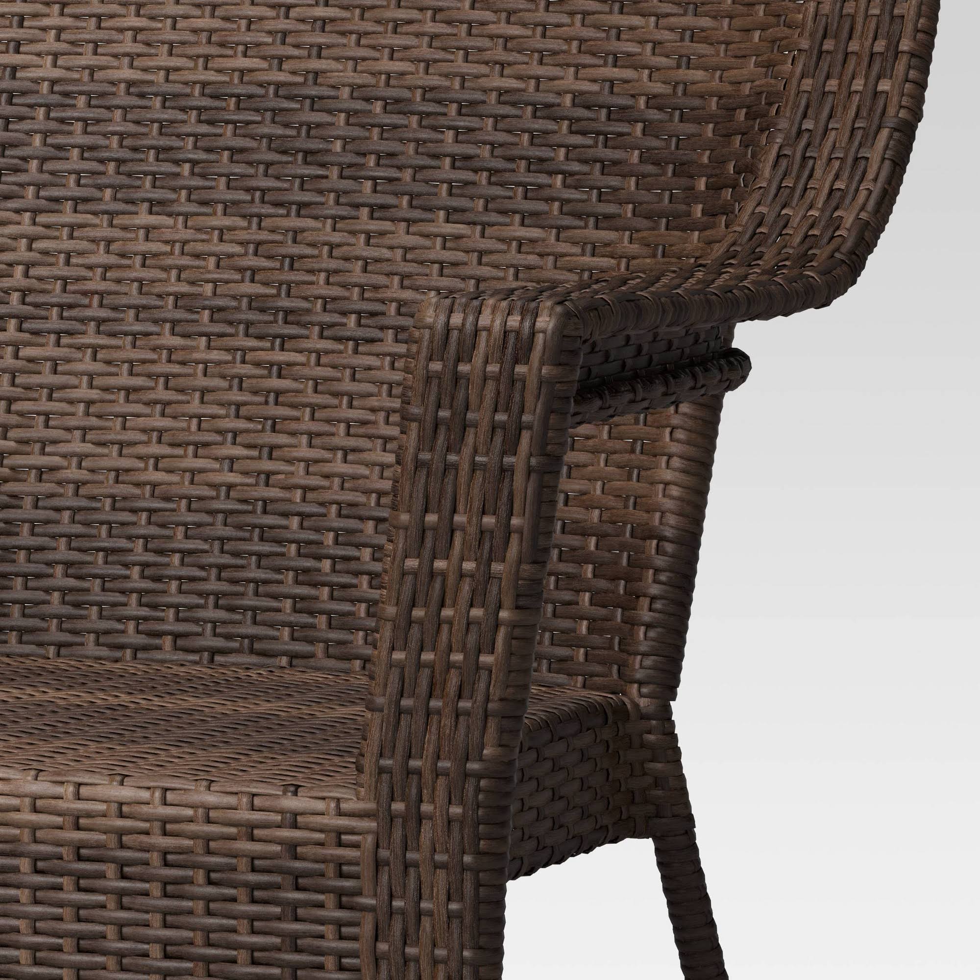 Southcrest Wicker Stacking Patio Club Chair - Brown - Threshold - ReRG