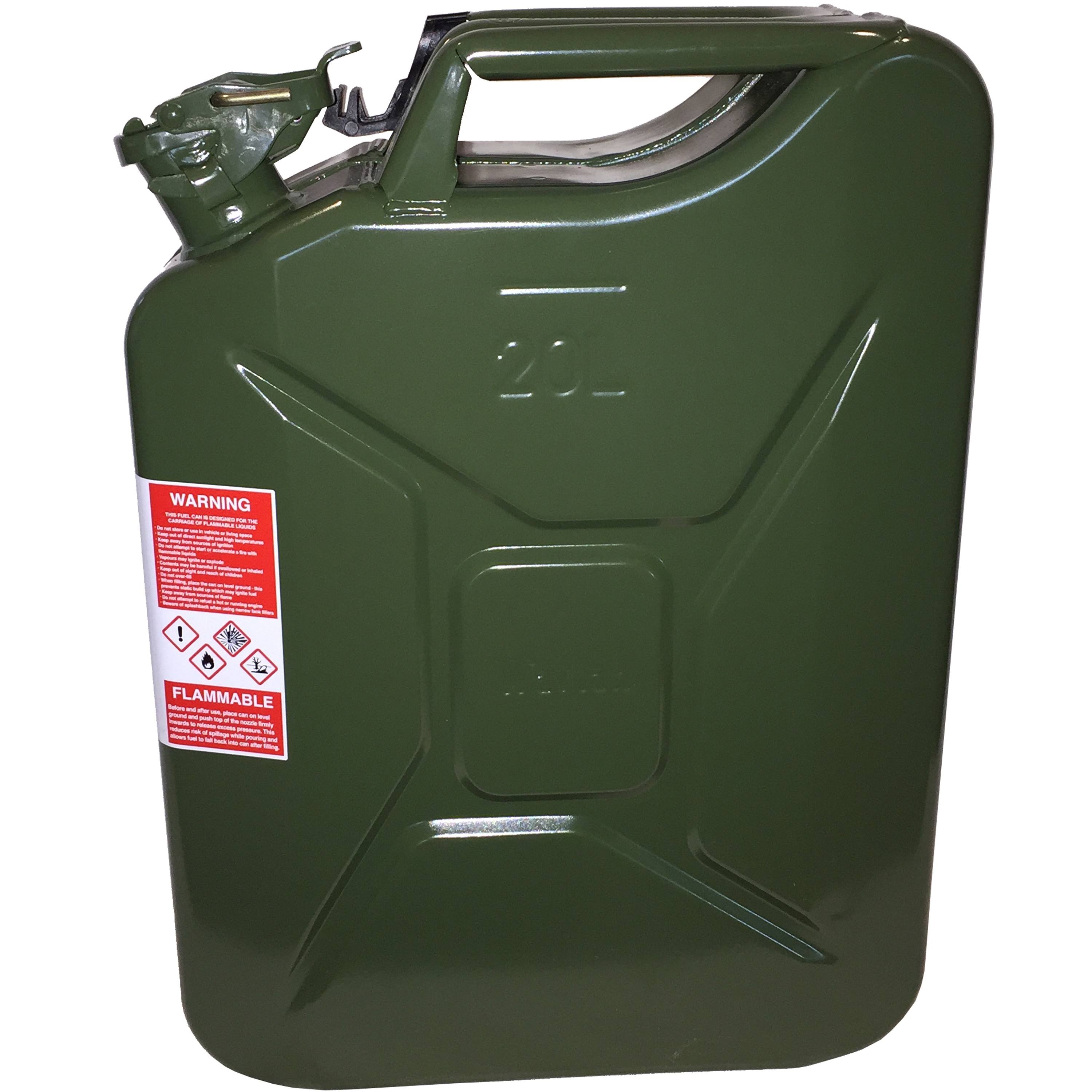 Authentic NATO Jerry Fuel Can Green ReRG