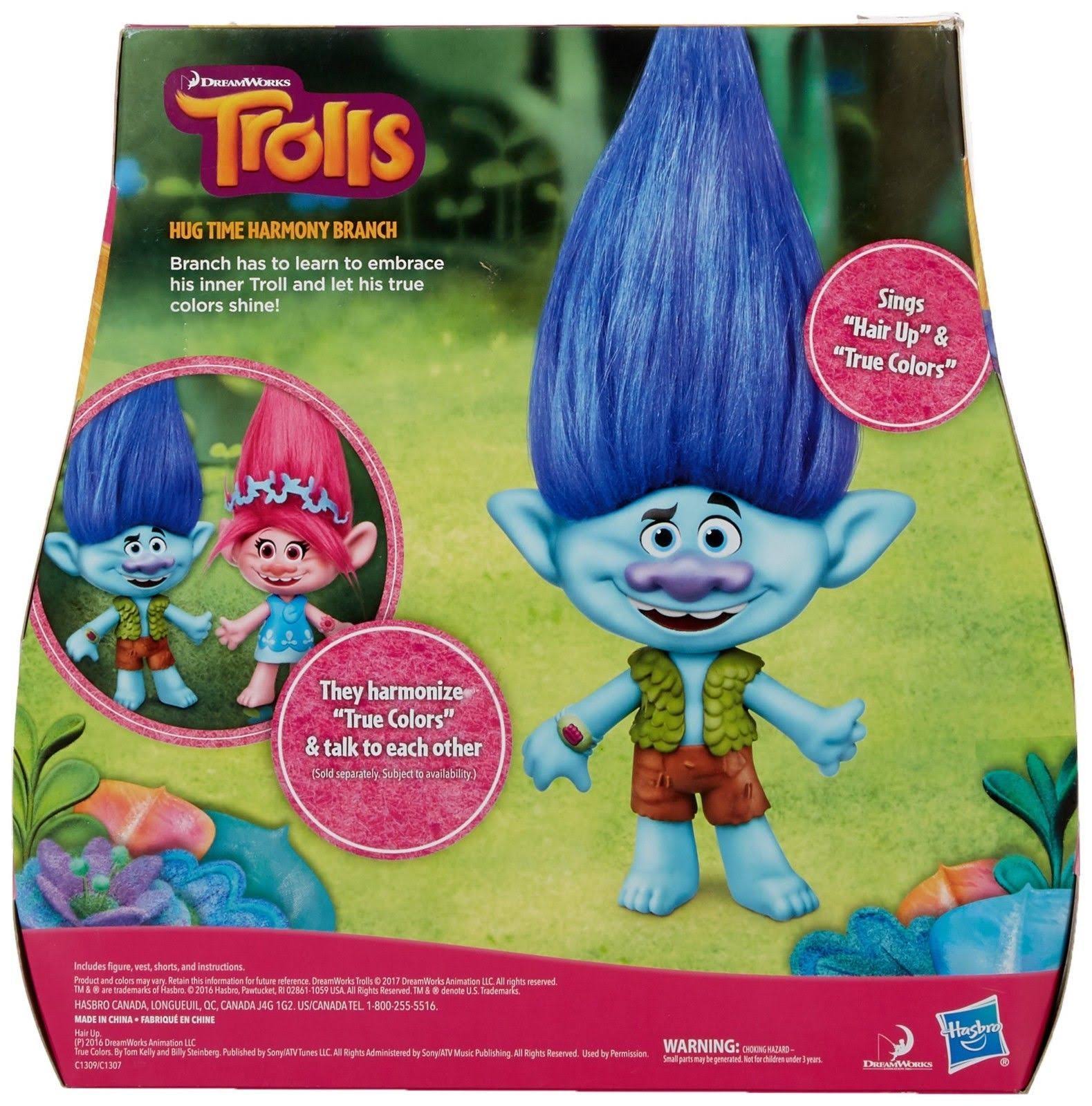 trolls dreamworks branch hug time harmony figure