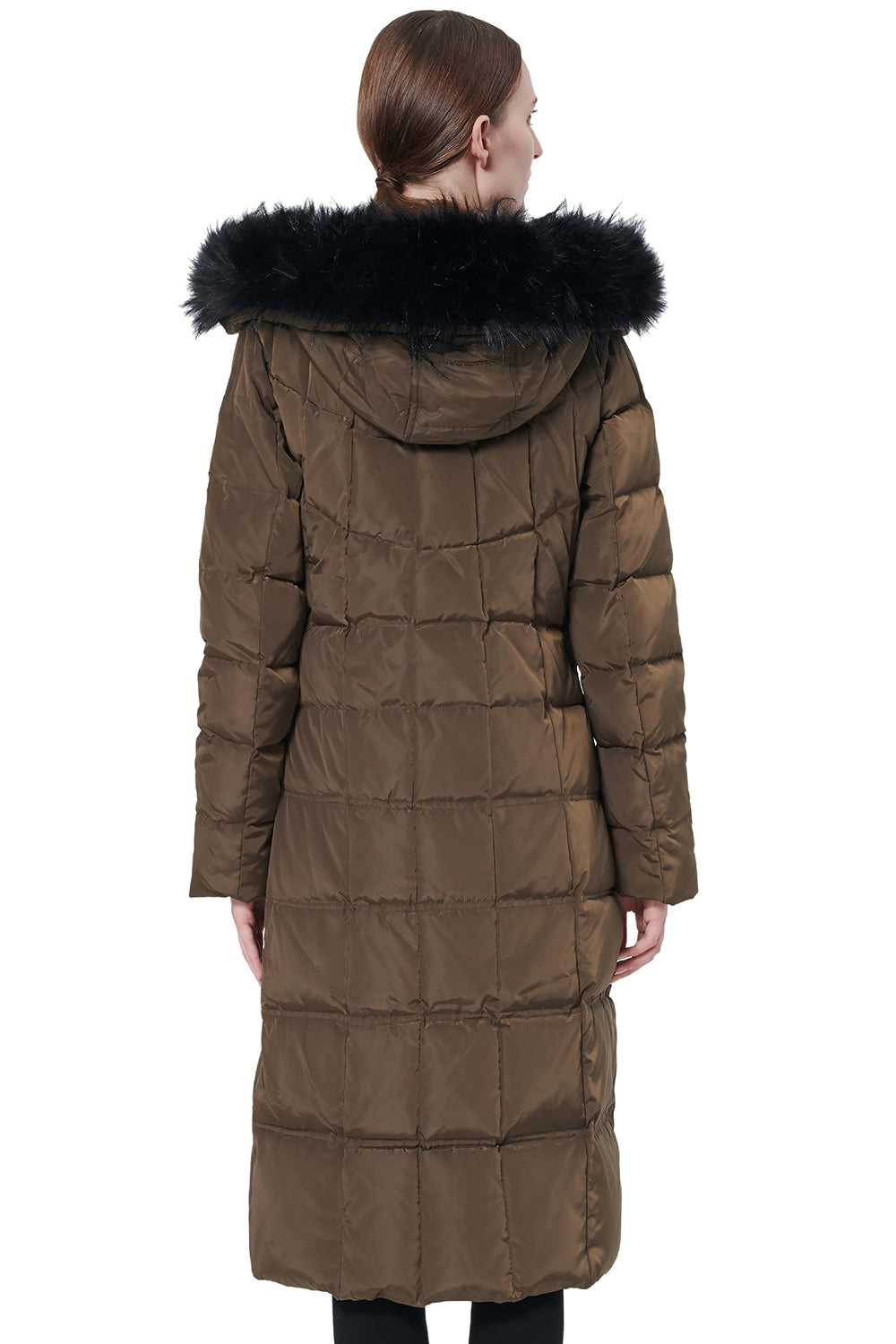 Women's Long Hooded Down Jacket