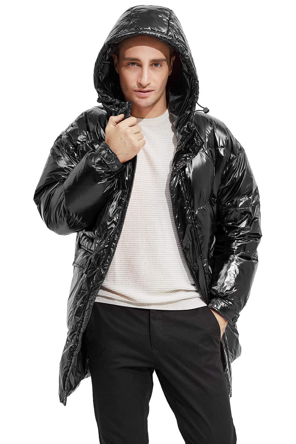 Men's Down Jacket With Hooded