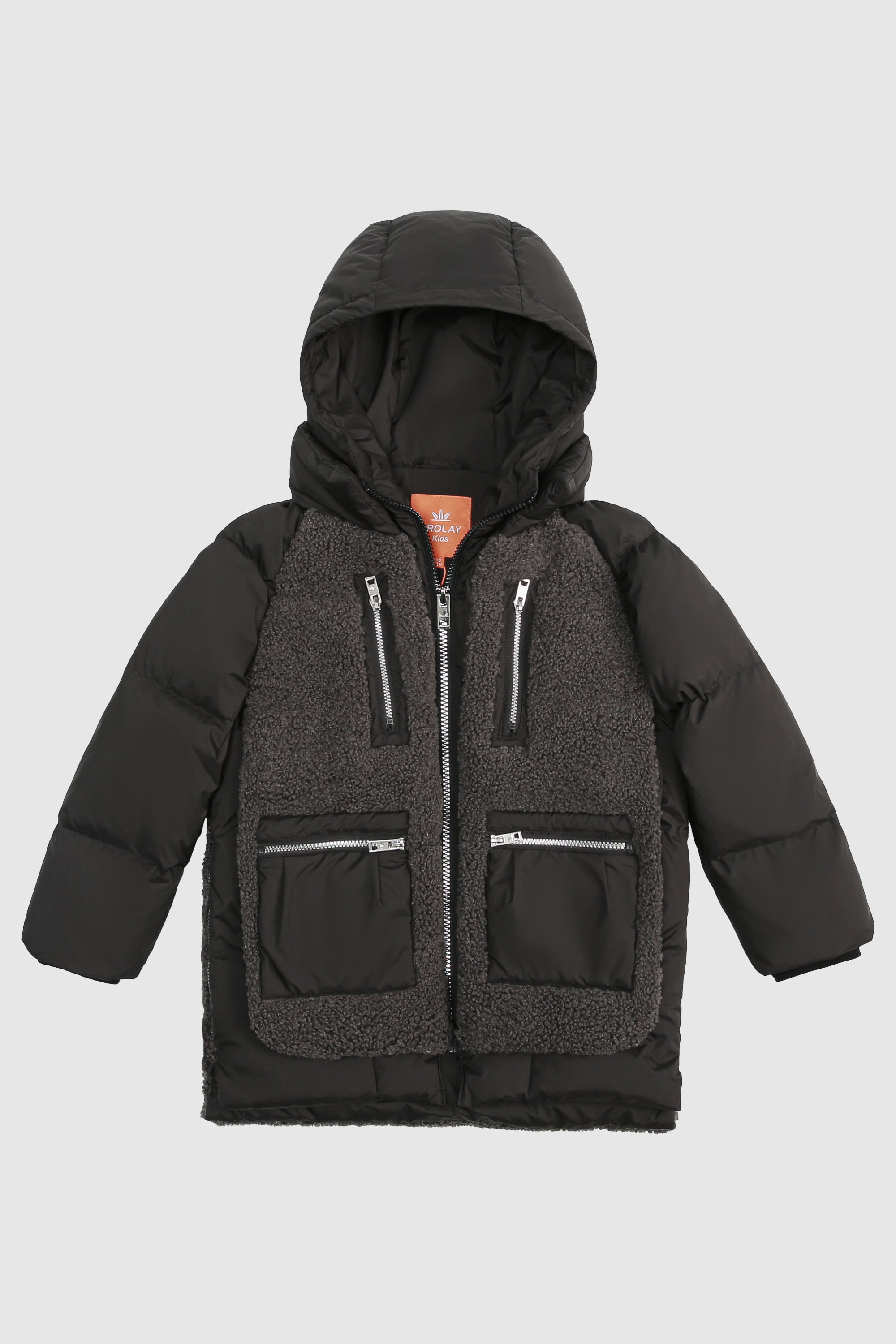 Kid's Winter Thickened Puffer Down Fleece Jacket