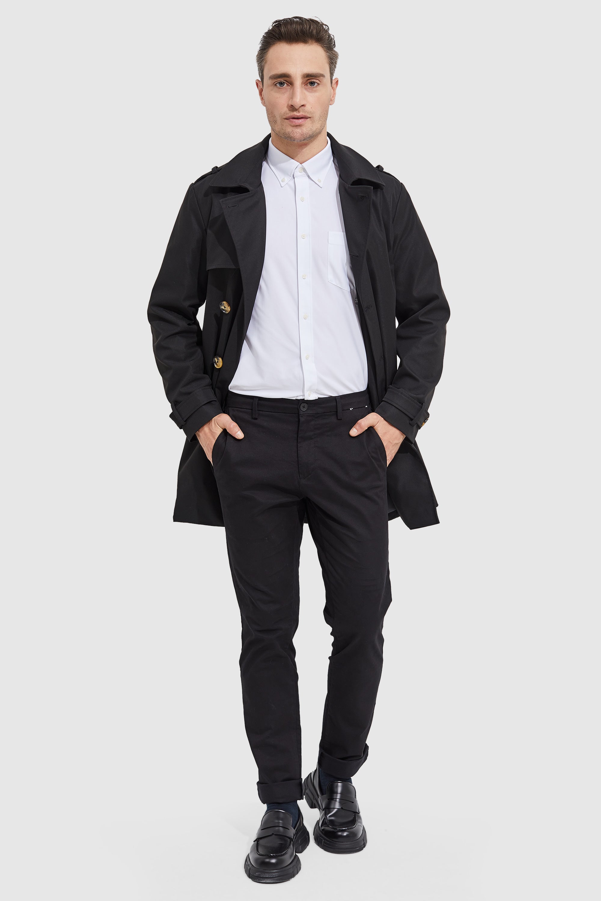 Men's Trench Coat | Available in the US only | No Return & No Refund