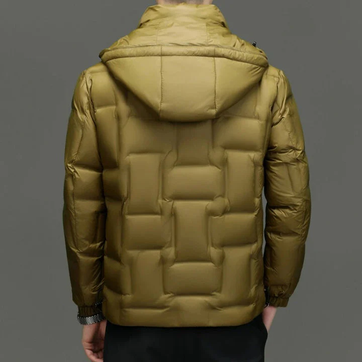 Waterproof thick down jacket
