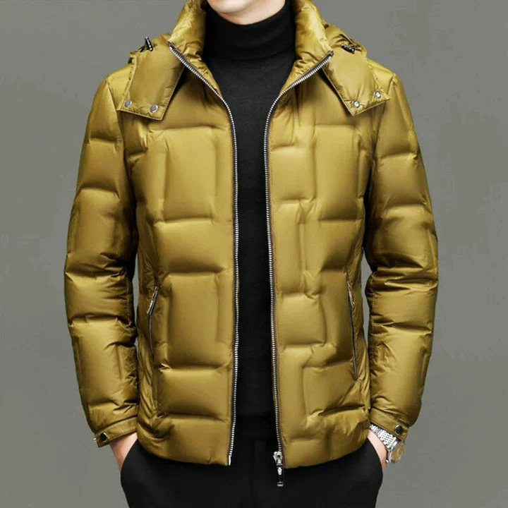 Waterproof thick down jacket
