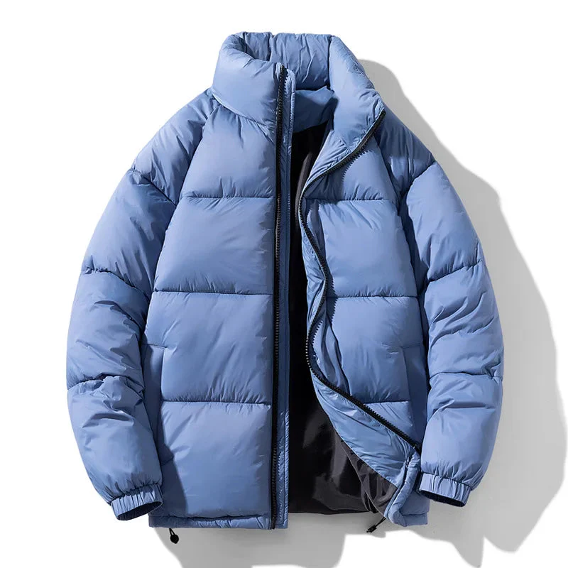 Short casual thick down jacket