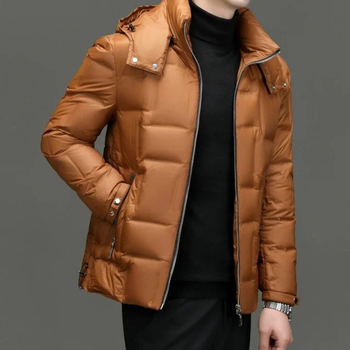 Waterproof thick down jacket