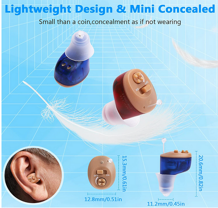 Micro Hearing Aids For Seniors Nearly Invisible And Rechargeable windyys