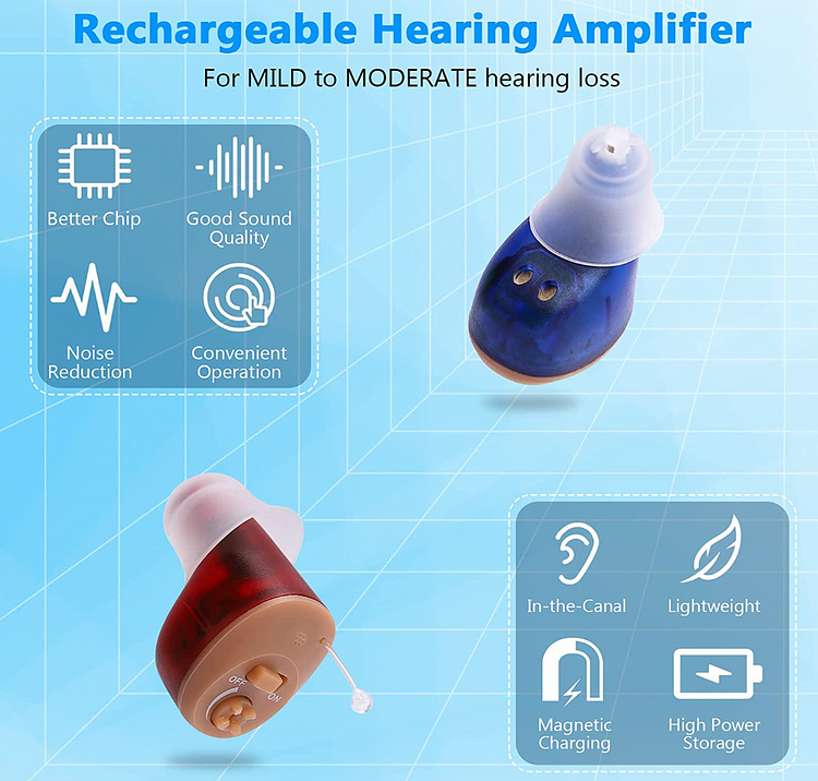Micro Hearing Aids For Seniors Nearly Invisible And Rechargeable windyys