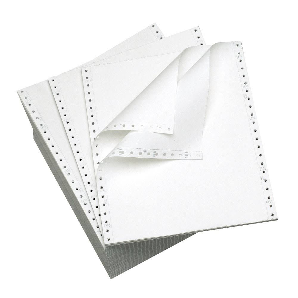 Office Depot Brand Computer Paper, 2Part, Standard Perforation