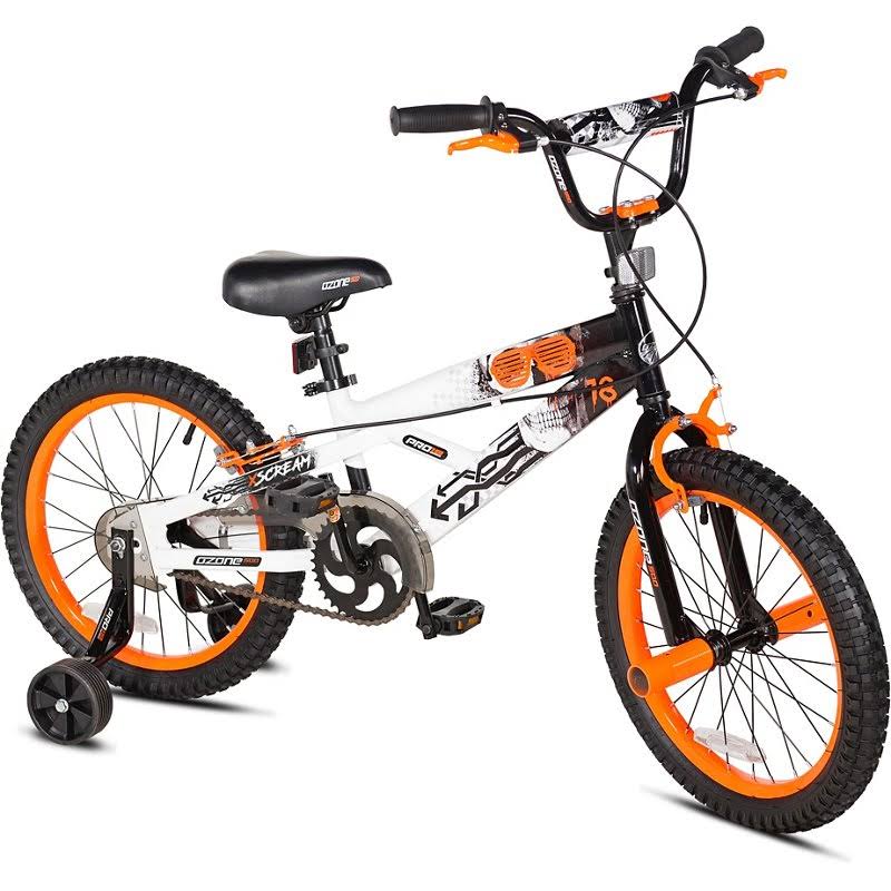 orange boys bike