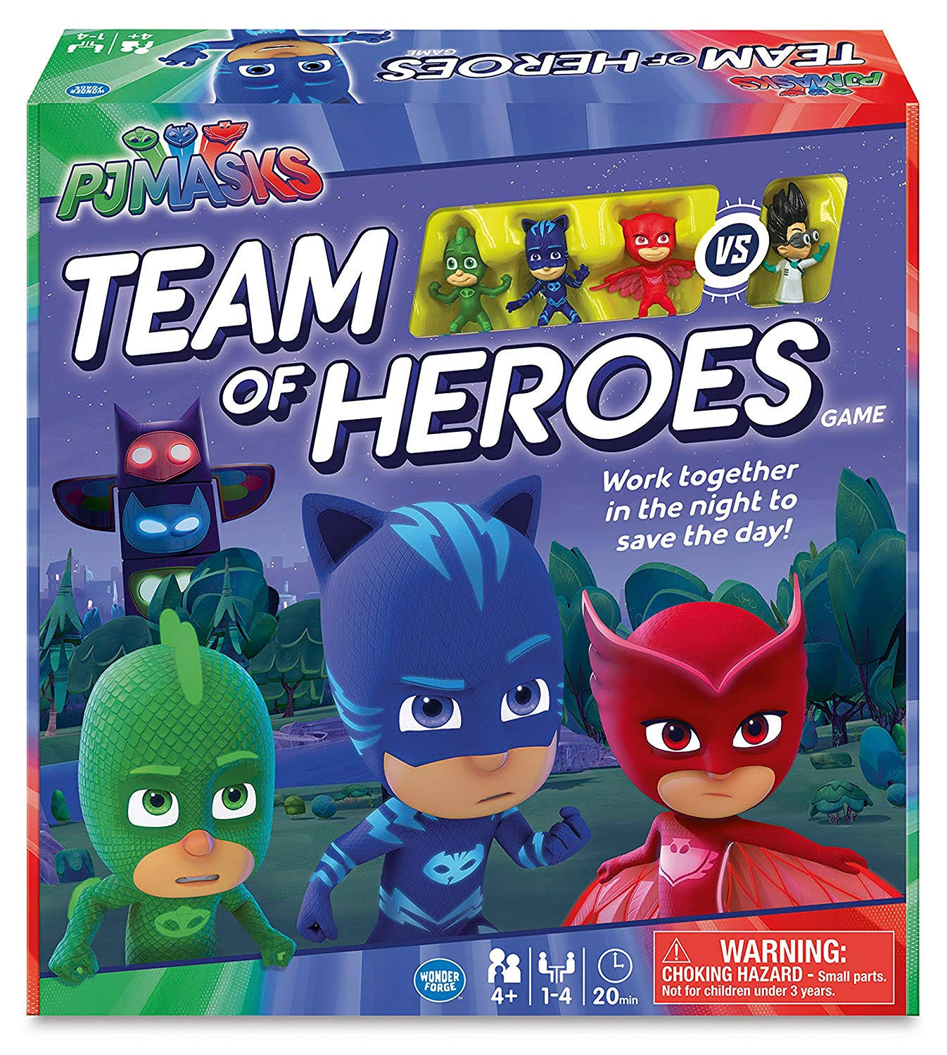 PJ Masks Kids Team of Heroes Board Game erubix