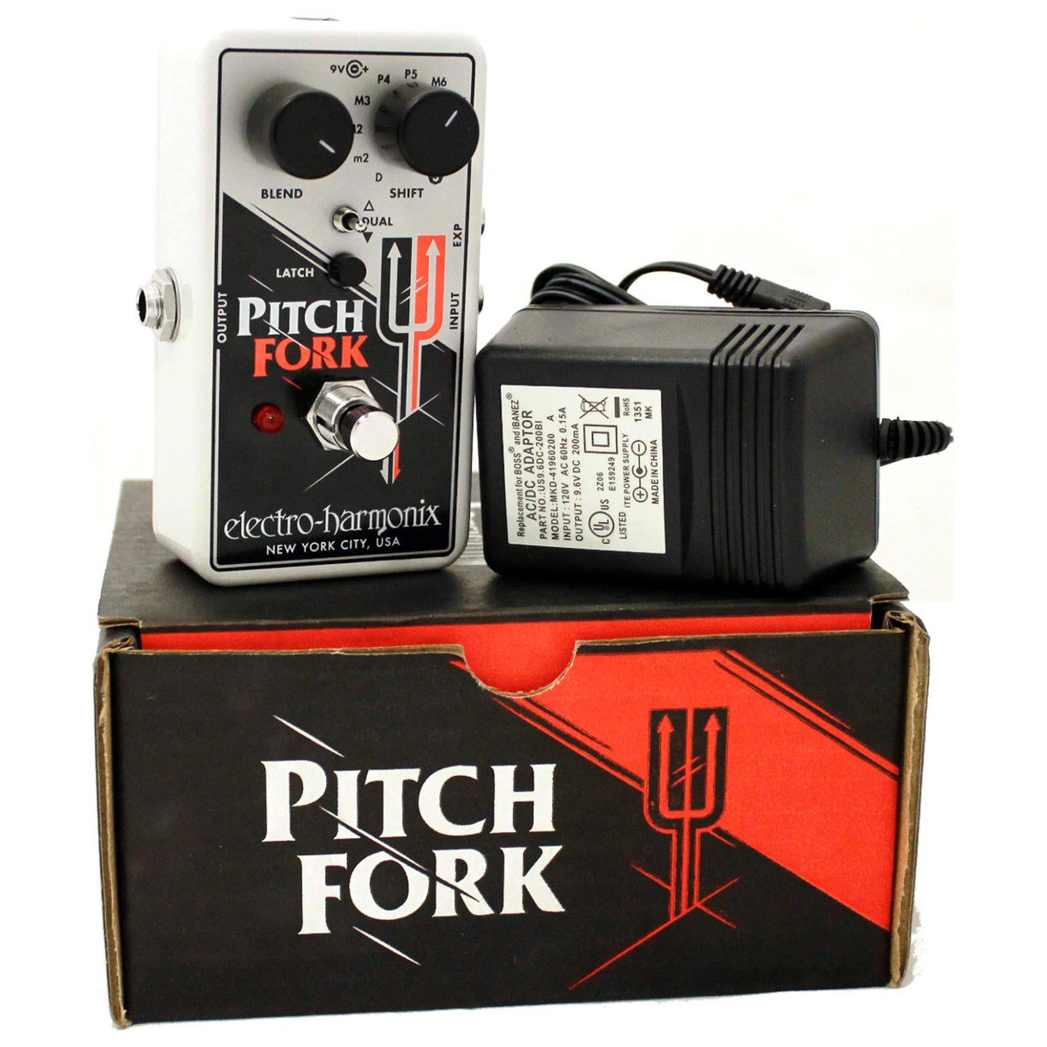 Electro Harmonix Pitch Fork Effects Pedal wEHX Power Supply Wanivo