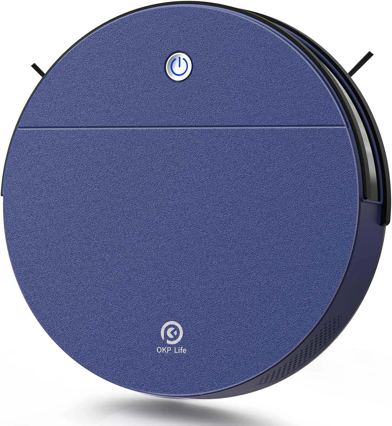 Robotic Vacuum and Mop, 2000Pa Strong Suction Robot Vacuum Cleaner, 100 mins Runtime Quiet Sweeping Robots for Pet Hair, Hard Floors and Carpet