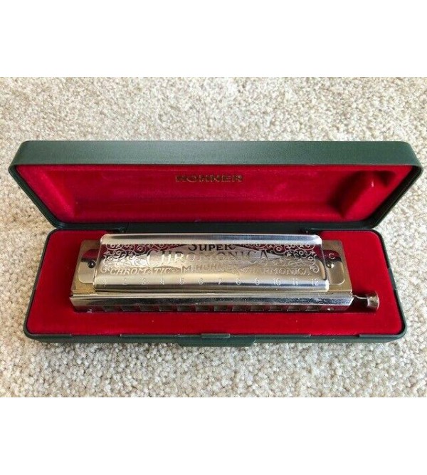 Vintage Hohner Super Chromonica Chromatic Harmonica270 Key C Germany